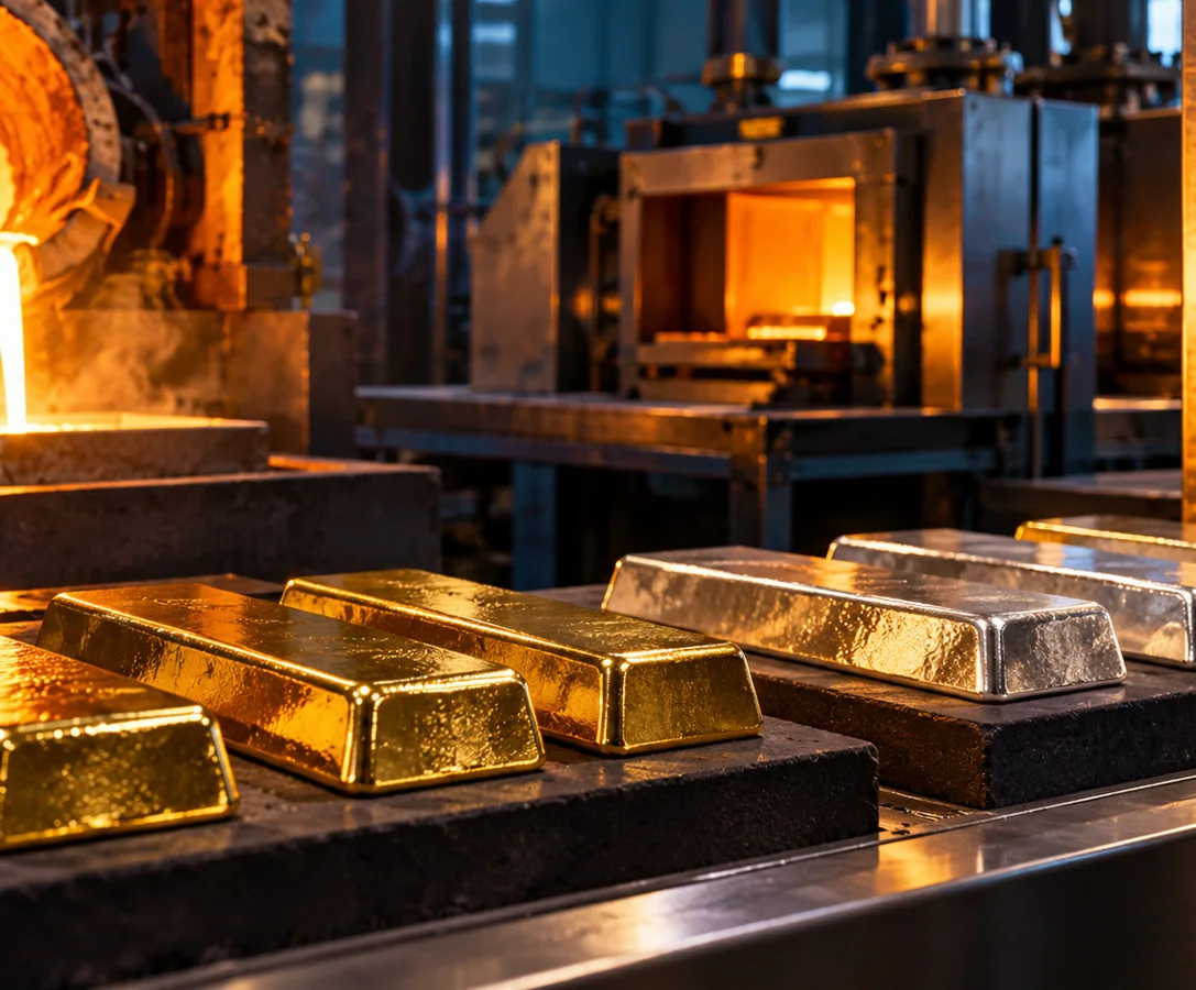 Explore how refined metal may be transformed into bars, grain or other agreed product forms.